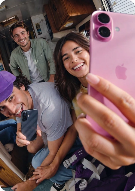 Friends taking a photo together